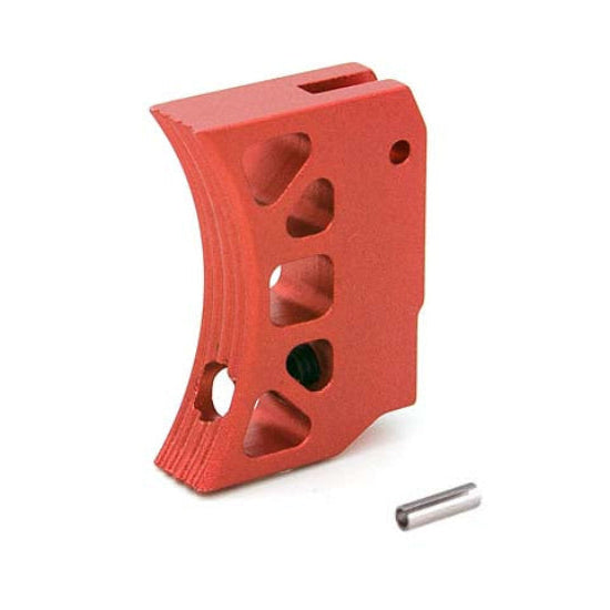 AIP TM Hi-Capa Aluminum Curved Trigger (Type J) Long Red
