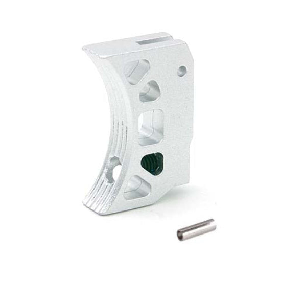 AIP TM Hi-Capa Aluminum Curved Trigger (Type K) Short Silver