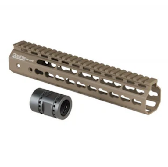 ARES Airsoft AEG Handguard Set (KeyMod) 10 Inch - Dark Earth (GG06-09)