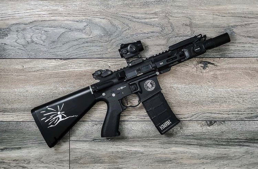 Air Strike Airsoft AEG M4 Universal CQB Fixed Stubby Stock