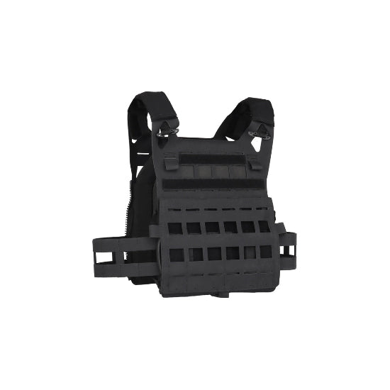 G-Force Airsoft Lightweight SPC Laser Cut Molle Tactical Vest - Black