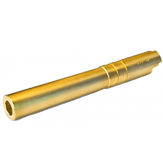 Airsoft Masterpiece TM Hi-Capa 5.1 Steel Outer Barrel (.45 ACP Marking) - Gold (GG08-05)