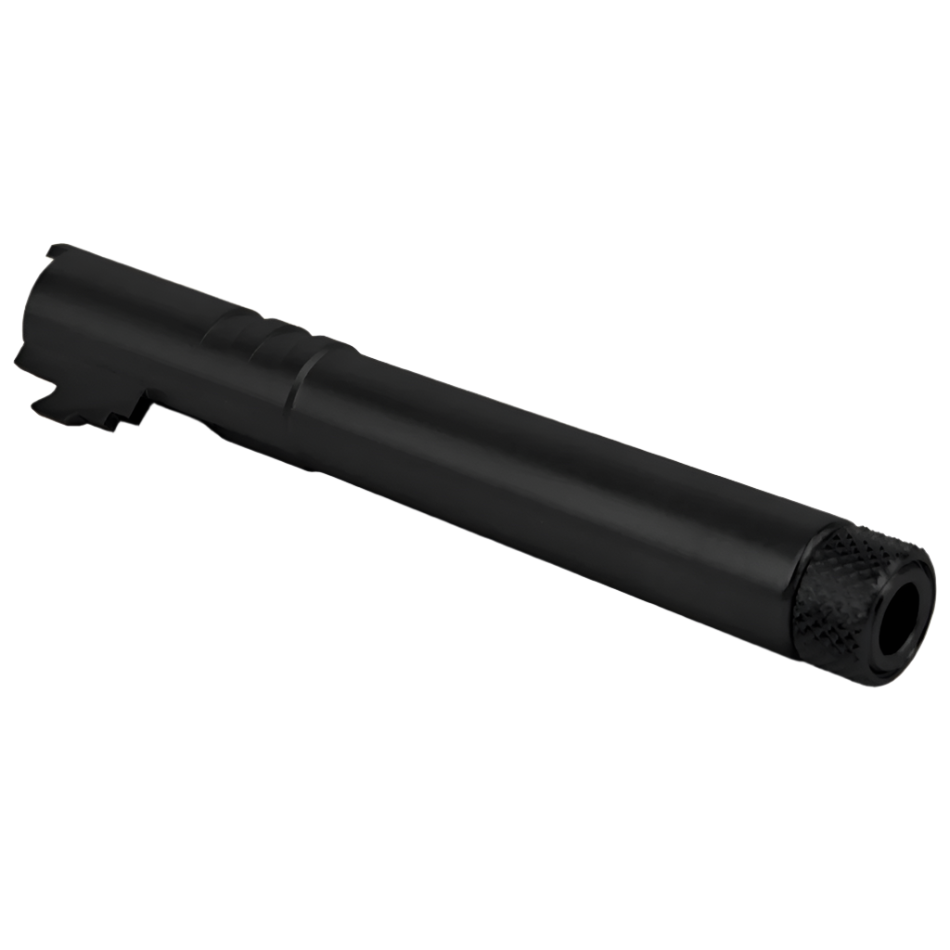 Airsoft Masterpiece TM Hi-Capa 5.1 Steel Threaded Outer Barrel w/Thread Protector - Black
