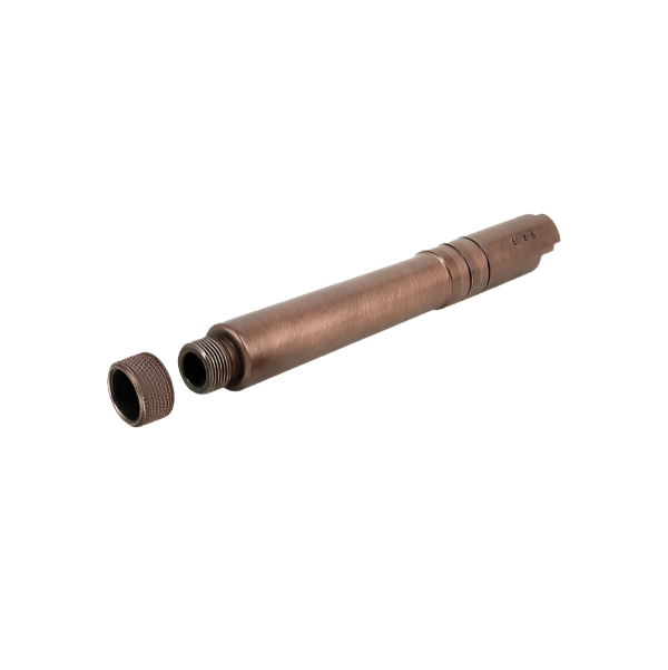 Airsoft Masterpiece TM Hi-Capa 5.1 Threaded Steel Outer Barrel (.45 ACP Marking) - Copper (GG08-05)