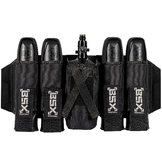 BSX 4+1 Pod Paintball Harness - Black