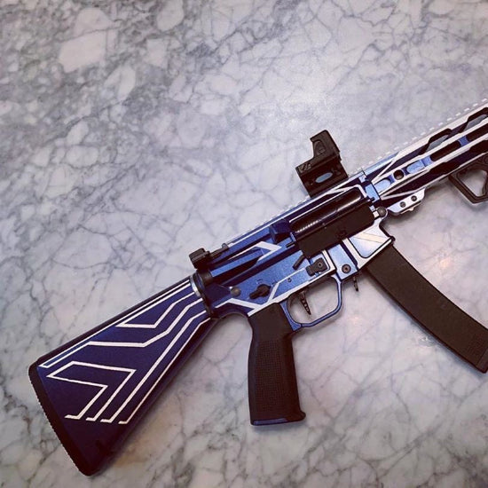 Baseline Airsoft AEG KWA CQB Stubby Stock with Perfect Fit Adapter Kit