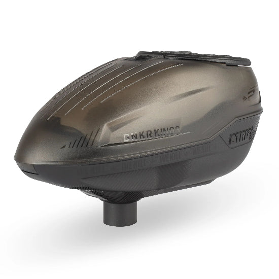 Bunkerkings CTRL2 Paintball Loader Crystal Smoke/Black FRONT CORNER VIEW