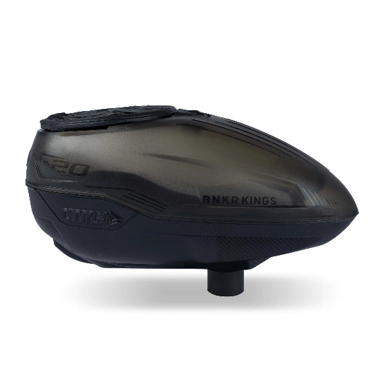 Bunkerkings CTRL2 Paintball Loader Crystal Smoke/Black SIDE VIEW