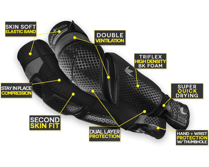 Bunkerkings V2 Supreme Elbow Pads - Black