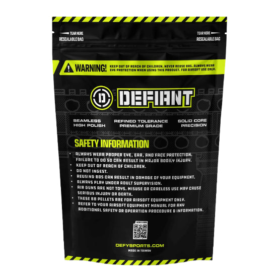Defy Defiant Airsoft 6mm Tracer BBs - Green