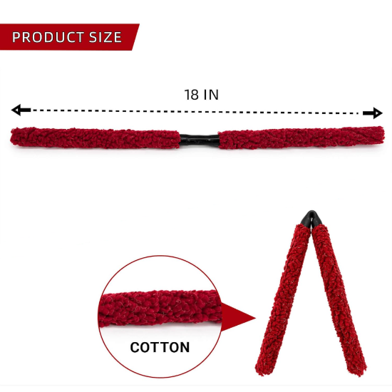 Double-Sided Folding Paintball Barrel Swab Red