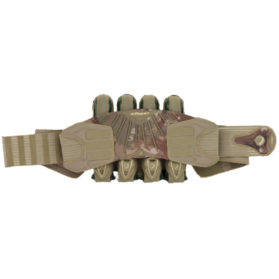 Dye Attack Pack Pro Paintball Pod Harness (Holds 4-11 Pods) - DyeCam