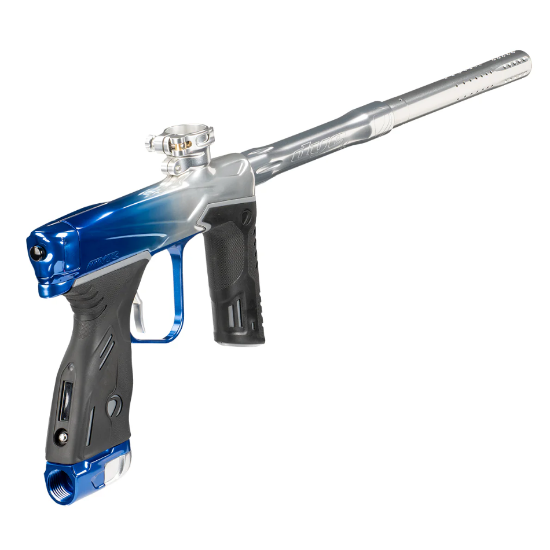 Dye MXR Paintball Gun - Arctic Clear/Blue Fade Polished