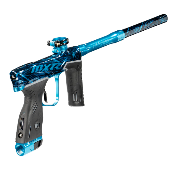 Dye MXR Paintball Gun - PGA Branded Black/Cyan Polish