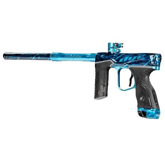 Dye MXR Paintball Gun - PGA Branded Black/Cyan Polish