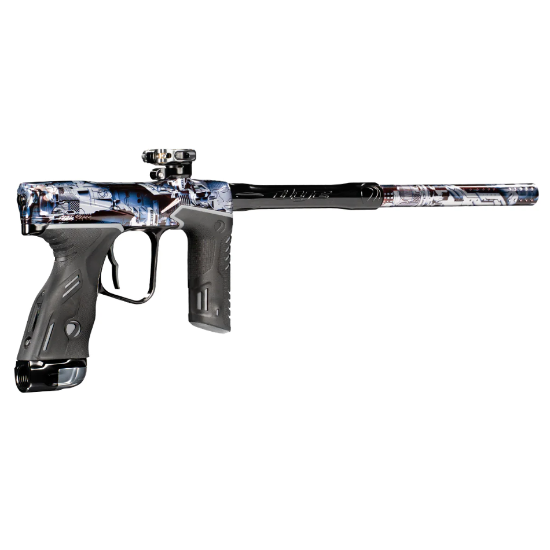 Dye MXR Paintball Gun - PGA Deathstar Black/Blue/Grey Polish