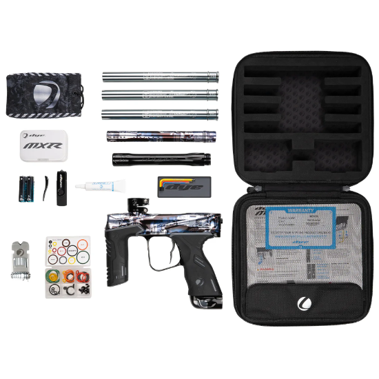 Dye MXR Paintball Gun - PGA Deathstar Black/Blue/Grey Polish