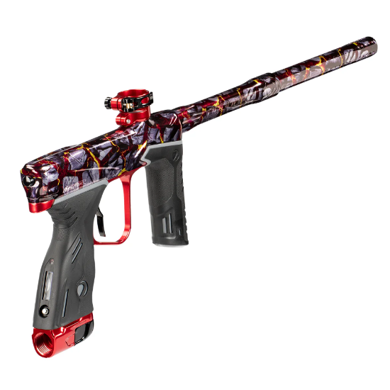 Dye MXR Paintball Gun - PGA Volcanic Black/Red Polish