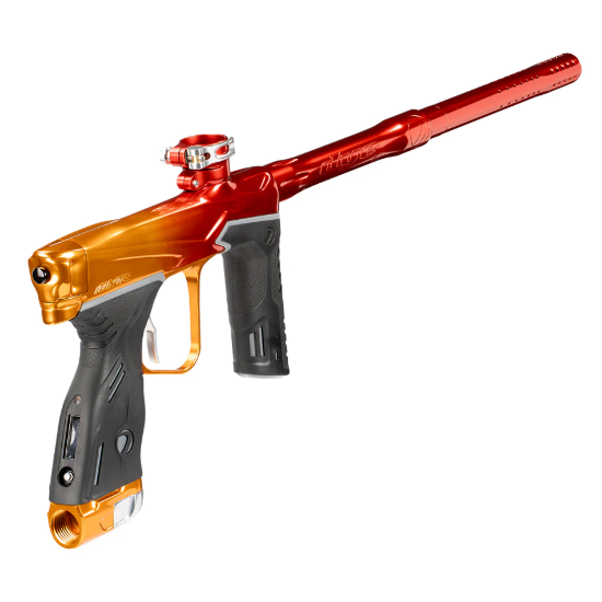 Dye MXR Paintball Gun - Sunrise Red/Orange Fade Polished