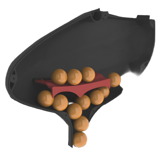 Dye Proto Primo 200 Round Paintball Hopper Loader - Black