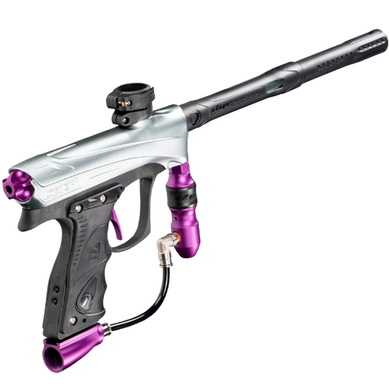 Dye Rize CZR+ Paintball Gun - Grey/Purple Dust
