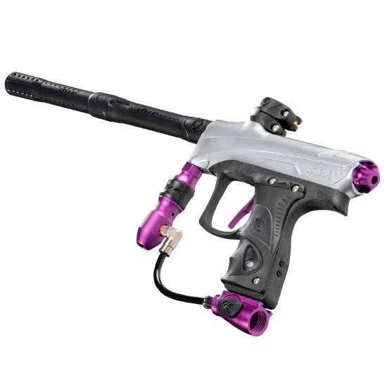 Dye Rize CZR+ Paintball Gun - Grey/Purple Dust