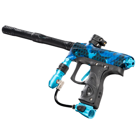 Dye Rize CZR+ Paintball Gun - PGA Hypercam Cyan Dust
