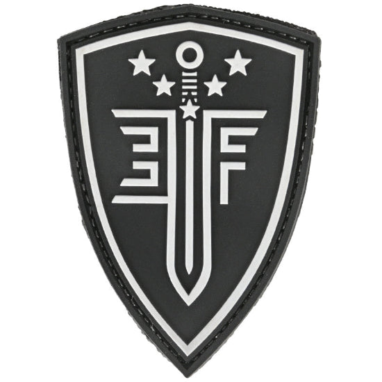 Elite Force Shield Hook & Loop PVC Morale Patch (3" x 2")