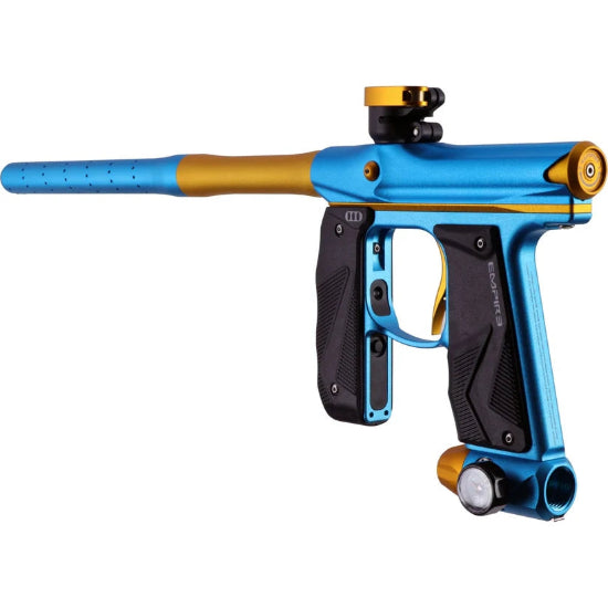Empire MINI GS Paintball Gun w/2 Piece Barrel Kit - Dust Aqua/Gold