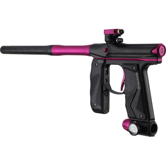 Empire MINI GS Paintball Gun w/2 Piece Barrel Kit - Dust Black/Pink
