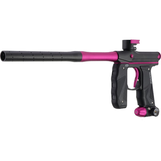 Empire MINI GS Paintball Gun w/2 Piece Barrel Kit - Dust Black/Pink