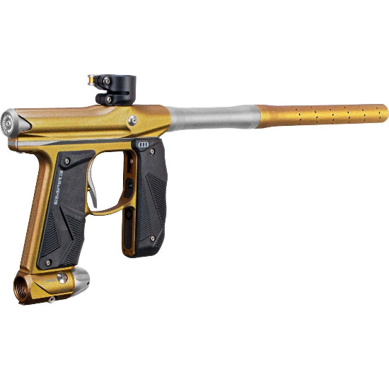 Empire MINI GS Paintball Gun w/2 Piece Barrel Kit - Dust Gold/Silver
