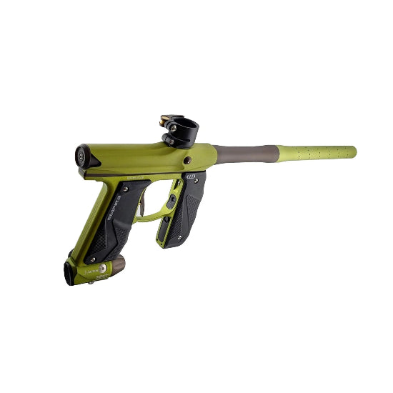 Empire MINI GS Paintball Gun w/2 Piece Barrel Kit - Dust Lime/Brown