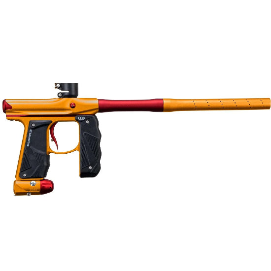 Empire MINI GS Paintball Gun w/2 Piece Barrel Kit - Dust Orange/Red