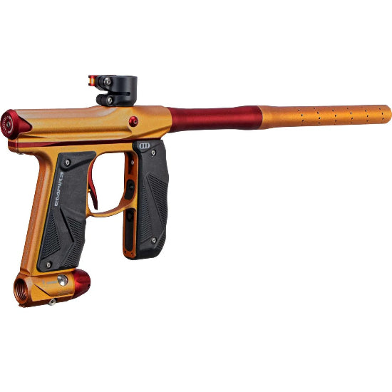 Empire MINI GS Paintball Gun w/2 Piece Barrel Kit - Dust Orange/Red
