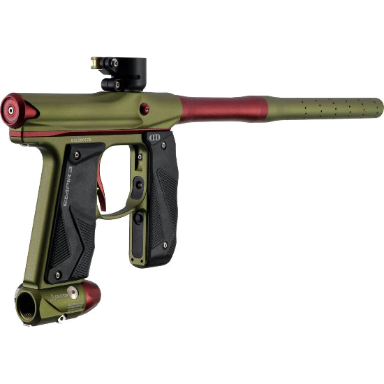 Empire MINI GS Paintball Gun w/2 Piece Barrel Kit - Dust Olive/Red