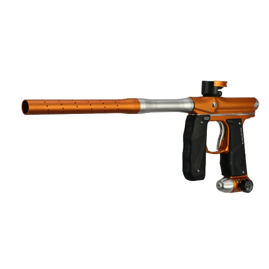 Empire MINI GS Paintball Gun w/2 Piece Barrel Kit - Dust Tangerine/White 17385