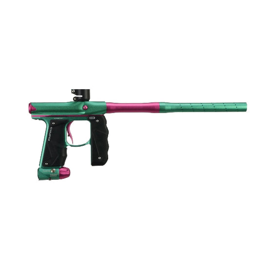 Empire MINI GS Paintball Gun w/2 Piece Barrel Kit - Dust Teal/Hot Pink