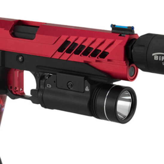 Atlas Custom Works 700 Lumen Rail Mounted Tactical Flashlight - Black