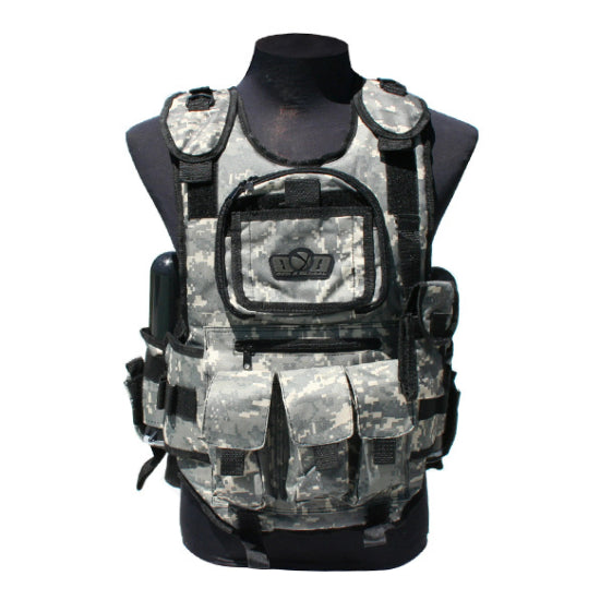GXG Deluxe Tactical Vest Paintball Harness - ACU Camo