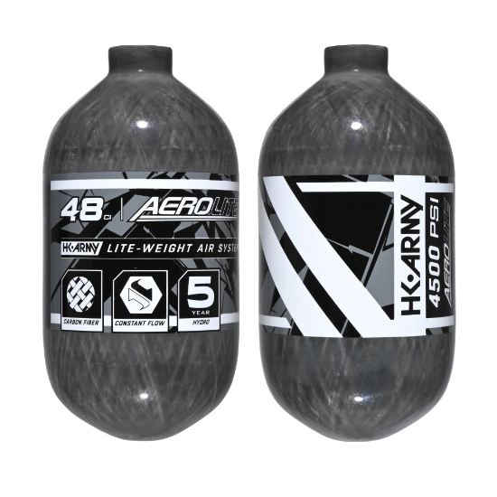 HK Army Aerolite 48ci 4500psi Compressed Air Tank (Bottle Only) - Smoke