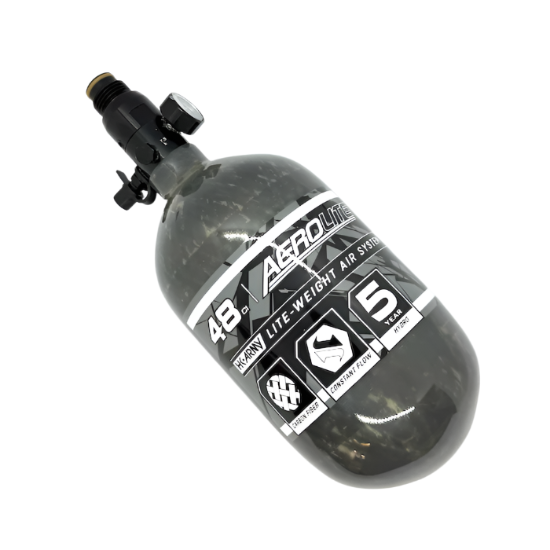 HK Army Aerolite 48ci 4500psi Compressed Air Tank w/Standard Regulator