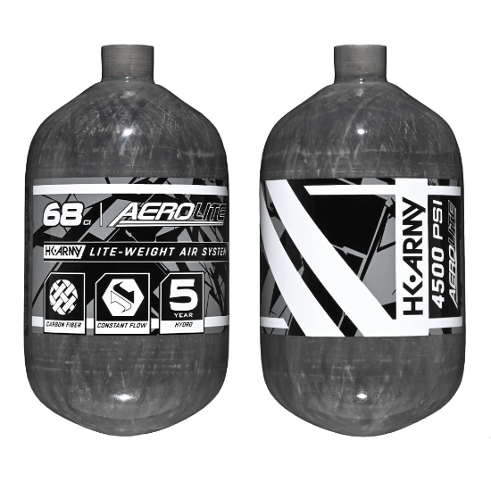 HK Army Aerolite 68ci 4500psi Compressed Air Tank (Bottle Only) - Smoke