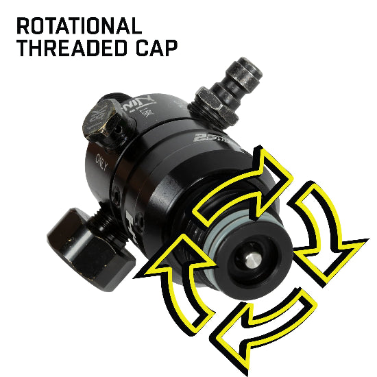 HK Army Aerolite PRO Regulator (Adjustable & Rotational) - Black