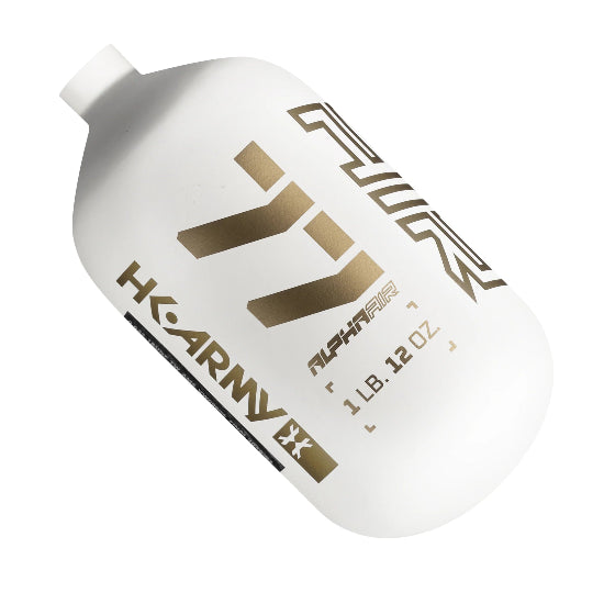 HK Army Alpha Air 77ci 4500psi Compressed Air Tank (Bottle Only) - Summit (White/Gold)