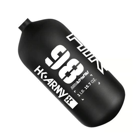 HK Army Alpha Air 98ci 4500psi Compressed Air Tank (Bottle Only) - Shadow (Black/White)