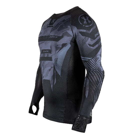 HK Army CTX Armored Compression Shirt - Black/Grey