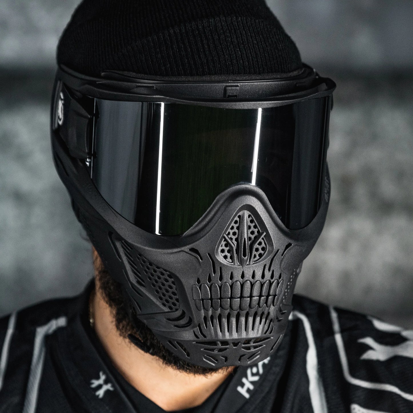 HK Army HSTL SKULL Thermal Goggle System - PUNISHER Black w/Smoke Lens