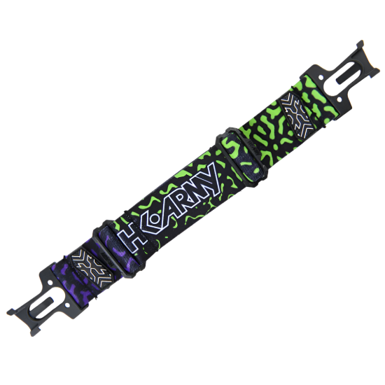 HK Army KLR Goggle Strap - Blobs Neon Green