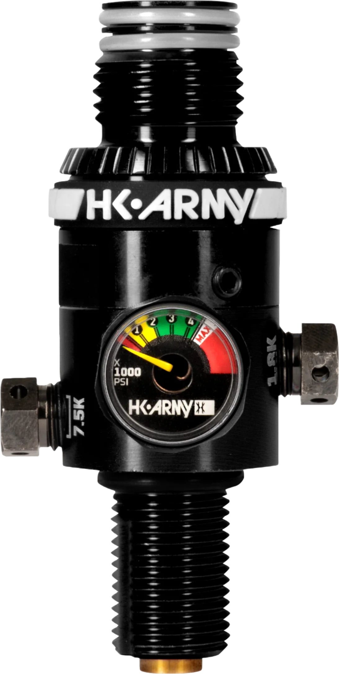 HK Army MP5 Mid-Pressure Compressed Air Tank Regulator (450-550psi Output) - Black